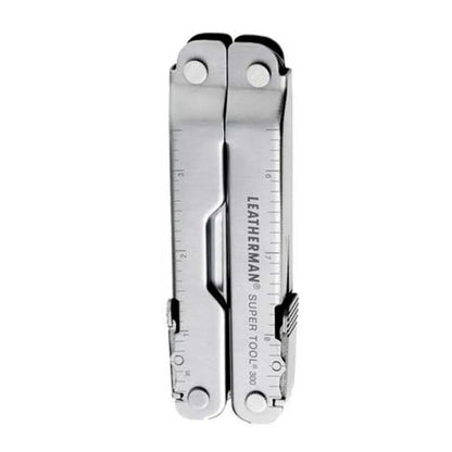 Leatherman Super Tool 300 Heavy-Duty Multi-Tool, 19-in-1, Stainless Steel, Gray