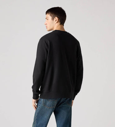 Levi's Men's Original Housemark Crewneck Sweatshirt - Soft Cozy Fleece Everyday Essential
