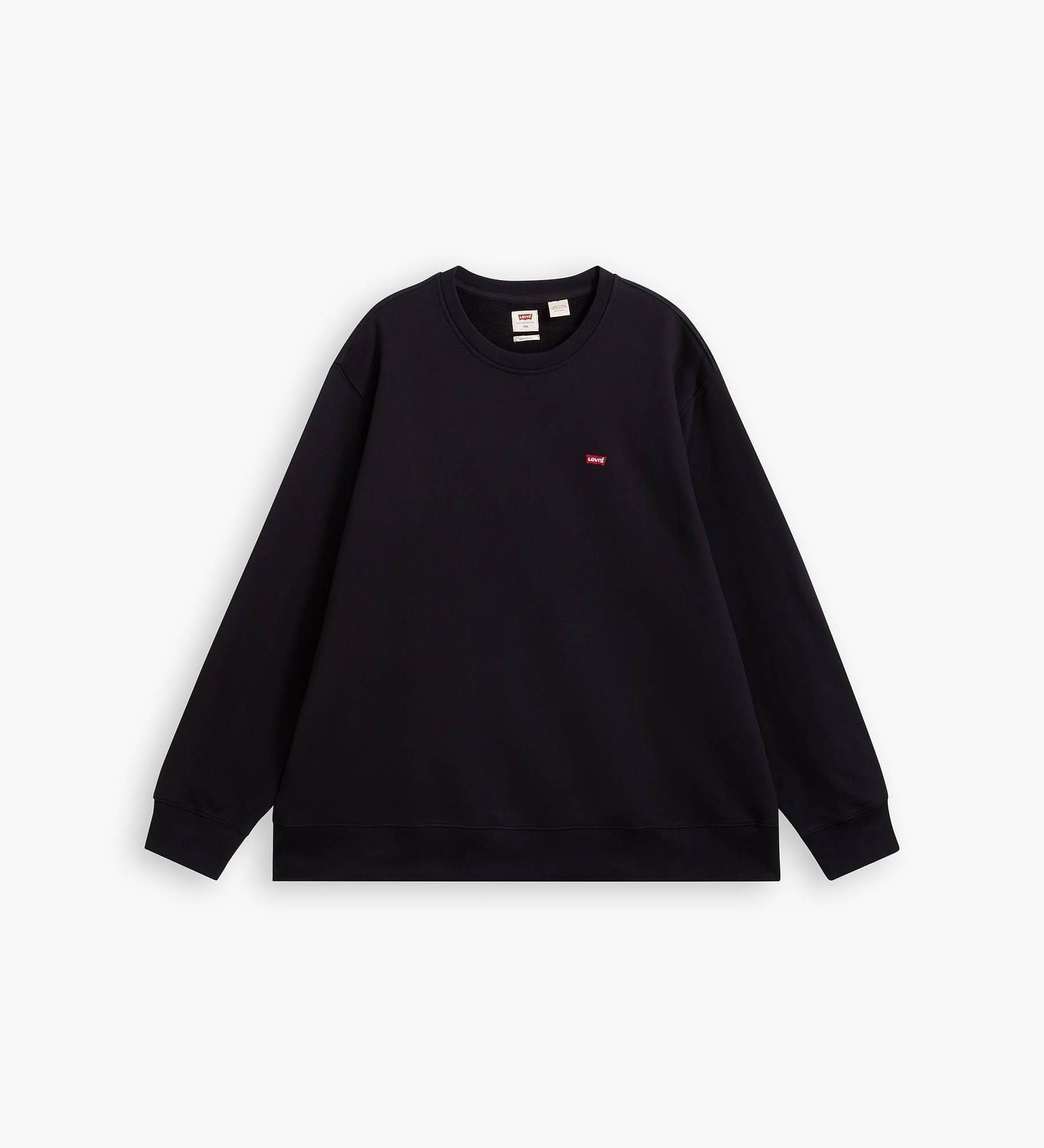 Levi's Men's Original Housemark Crewneck Sweatshirt - Soft Cozy Fleece Everyday Essential