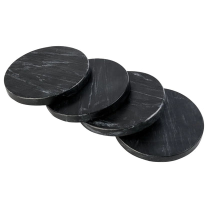 Livarno Home Set Of 4 Marble Coasters 10cm