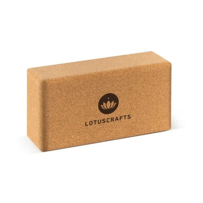 Lotuscrafts Natural Cork Yoga Block (Big) Support for Asana - Gomix Brands Outlet