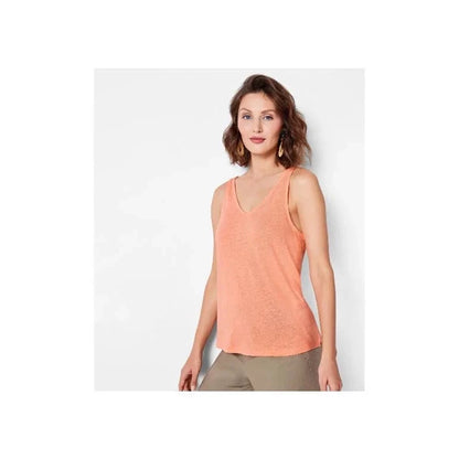 Women's linen tank top