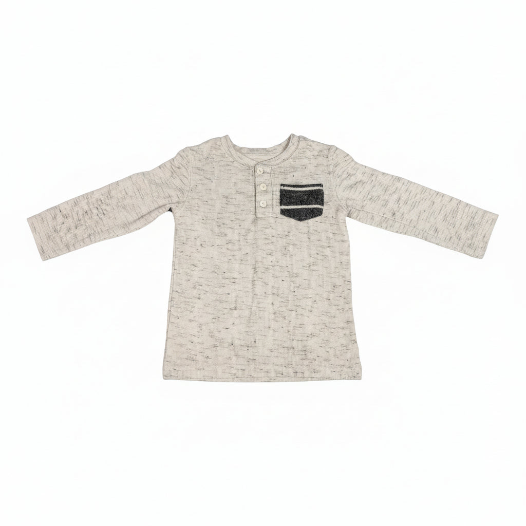 Cat & Jack Boys Size 4T Long Sleeve Shirt Bundle 3-Pack