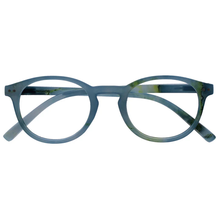 OPULIZE Zen Small Round Tortoiseshell Reading Glasses