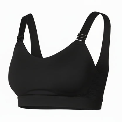 CRIVIT Women Sports Bra High-Level Mesh Firm Support