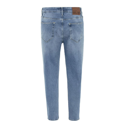 Red Bridge Men's Slim Fit Stretch Denim Jeans Pants - Modern Blue Wash