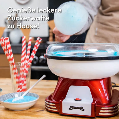 GADGY Cotton Candy Machine with straw