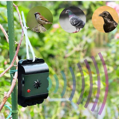 ISOTRONIC Waterproof Ultrasonic Bird Pigeon Repeller for Outdoor Use