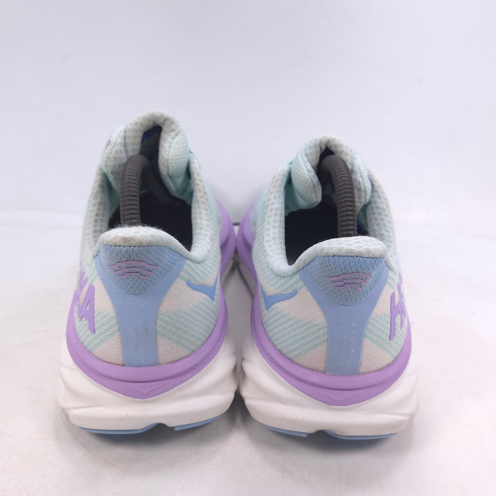 Hoka One One Clifton 9 Women's Athletic Running Shoe Blue Size 9 FE1223H