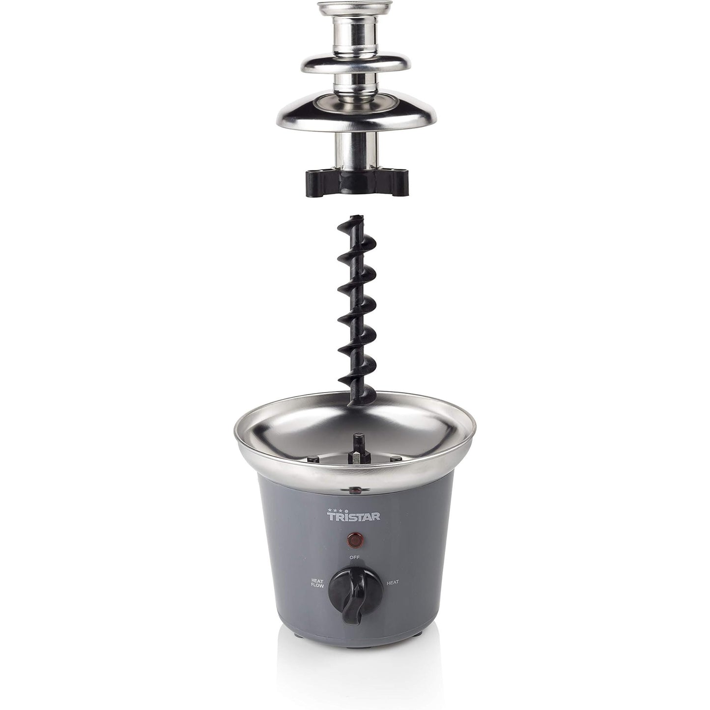 Tristar CF-1603 Two-Tier Plastic Compact Chocolate Fountain 32W
