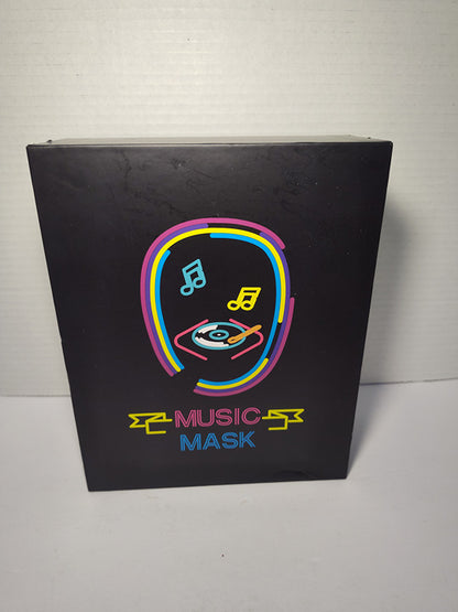Dynamic LED Face Mask with Gesture Controls, Luminous Digital Display for Parties