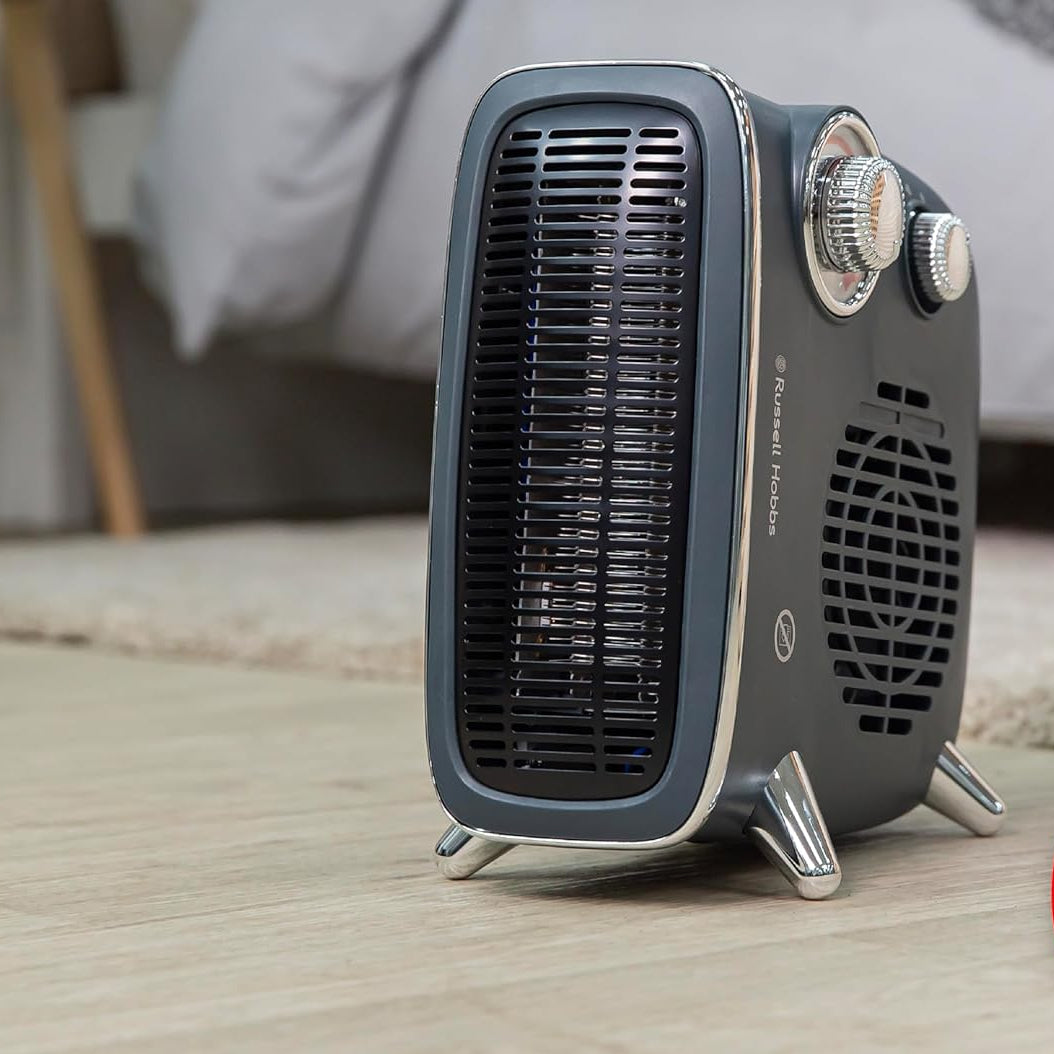 Russell Hobbs Fan Heater 1800W Grey
