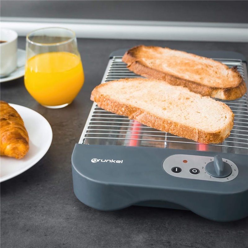 Grunkel TSP-G2 Flat Toaster 600W Blue and Silver