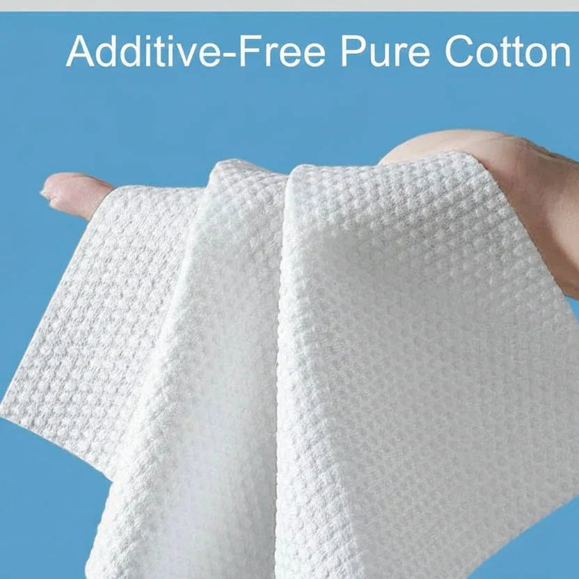Ultimate Cleansing Towels 30cm Plus Size Disposable 100% Cotton 50 Count - Gomix Brands Outlet