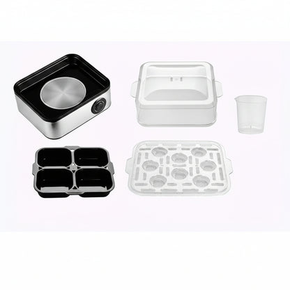 Venga! VG EK 3000 Egg Cooker 2-in-1 8 Eggs 500W Stainless Steel