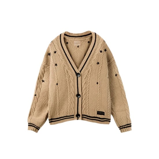 Golden Brown Taylor Swift Fearless Taylor's Version Chunky Knit Cardigan XL/2XL