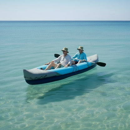 Crivit Inflatable Kayak for 1-2 People with Paddle