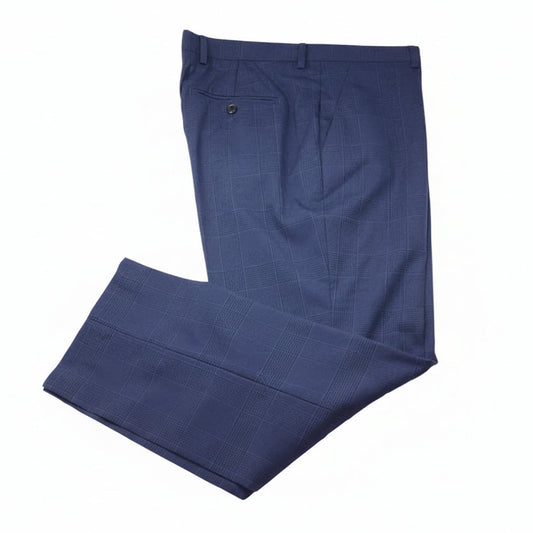 jf j.ferrar Men's Stretch Slim Fit Plaid Suit Pants