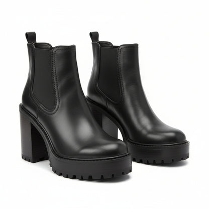 GBG Guess Los Angeles Women's Platform Chelsea Boot, 4-Inch Heel, Size 10