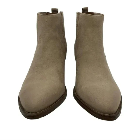 Universal Thread Women's Briar Ankle Booties Light Taupe Pointed Toe - Gomix Brands Outlet
