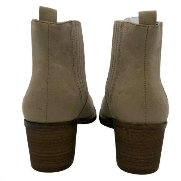 Universal Thread Women's Briar Ankle Booties Light Taupe Pointed Toe - Gomix Brands Outlet