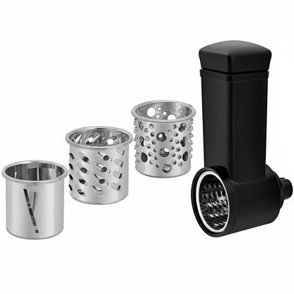 ARESA Vegetable Cutter Attachment 4 Metal Graters AR-3802