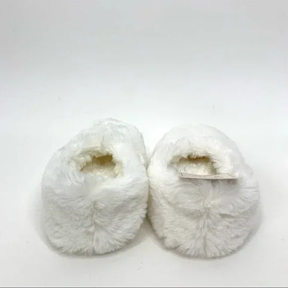 Target White Faux Fur Sherpa Slip-On Slipper Socks with Grippers - Gomix Brands Outlet