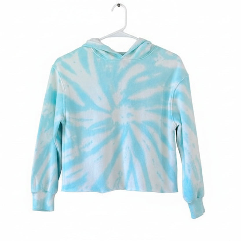 Art Class Girls Size 12 Light Blue Tie Dye Pullover Hoodie