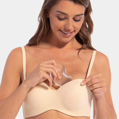 MAGIC Bodyfashion Invisible Silicone Push-Up Bra Inserts for Instant Lift