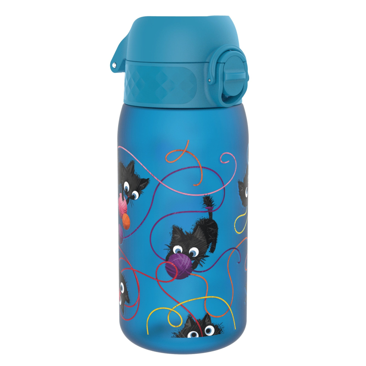 Leak Proof Kids Eco-Friendly Water Bottle, Recyclon, Cute Cats Design, 350ml Capacity
