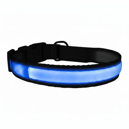 MASBRILL Rechargeable Waterproof Light-Up Dog Collar