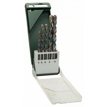 Bosch 5-Piece Carbide Masonry Drill Bit Set for Concrete and Brick