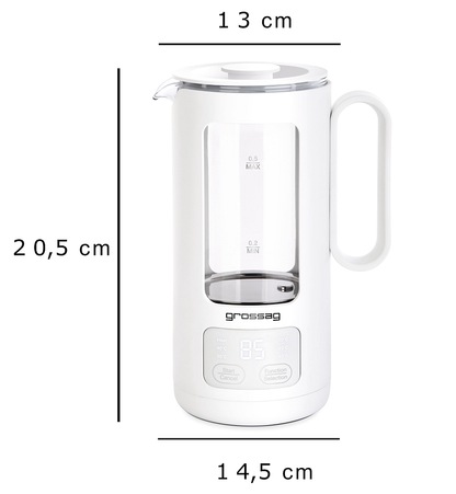 grossag WK 8.00 Electric Kettle 0.5L 500W White
