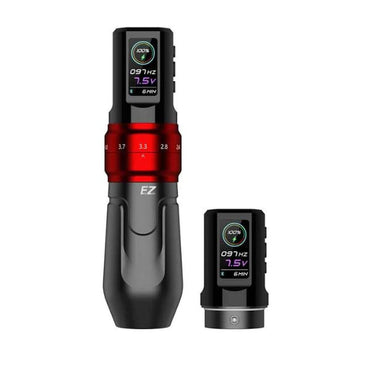 EZ P3 Pro Wireless Matte Red Tattoo Pen Adjustable Stroke