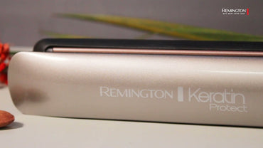 Remington Keratin Protect S8540 Hair Straightener Ceramic Plates Almond Oil Infusion
