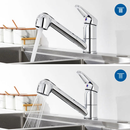 Livarno Home Single-Handle Pull-Out Kitchen Faucet