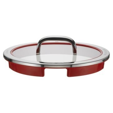 WMF Function 4 Stainless Steel High Casserole Pot, 6.3-inch, Versatile Lid