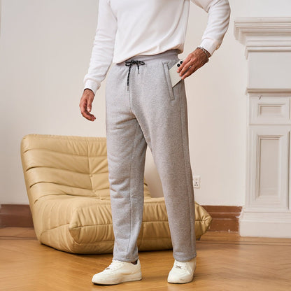 Men's Sherpa-Lined Winter Fleece Jogger Sweatpants – Warm, Cozy, Stylish