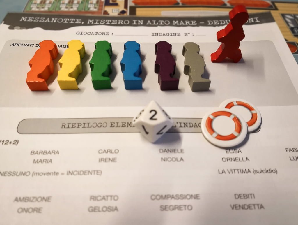 Midnight Mystery High Sea Board Game: Immersive Detective Murder Investigation