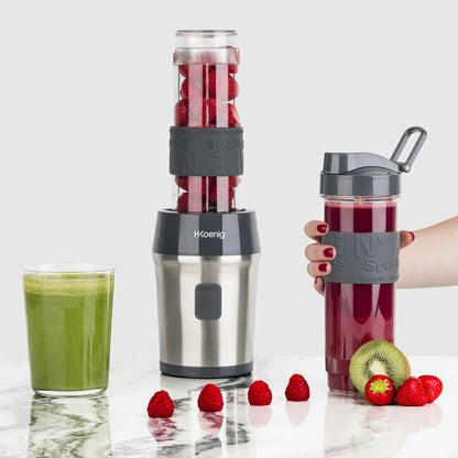 H.Koenig SMOO9 Mini Blender Grey 570 ml 300W