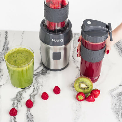 H.Koenig SMOO9 Mini Blender Grey 570 ml 300W