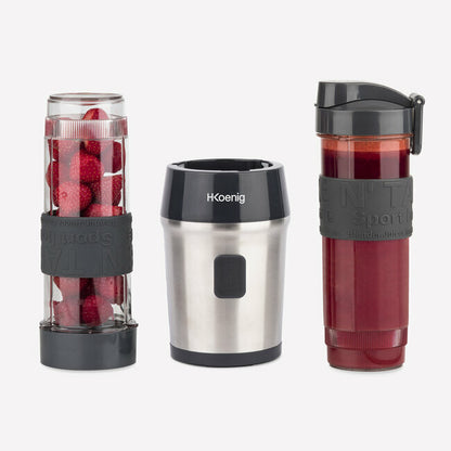 H.Koenig SMOO9 Mini Blender Grey 570 ml 300W