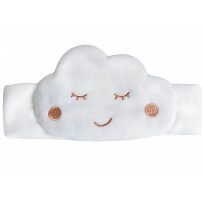 Cloudy Baby Hot Water Bottle with Cherry Pit Filling for Soothing Comfort