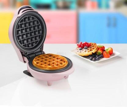 Bestron AMW500P Sweet Dreams Mini Waffle Maker 550W Pink