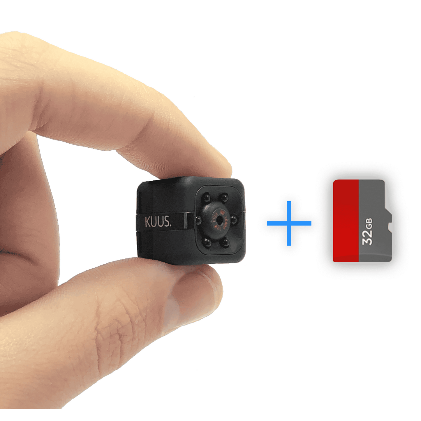 KUUS. C1 Full HD 1080p Mini Hidden Wireless Spy Security Camera 32GB SD Card