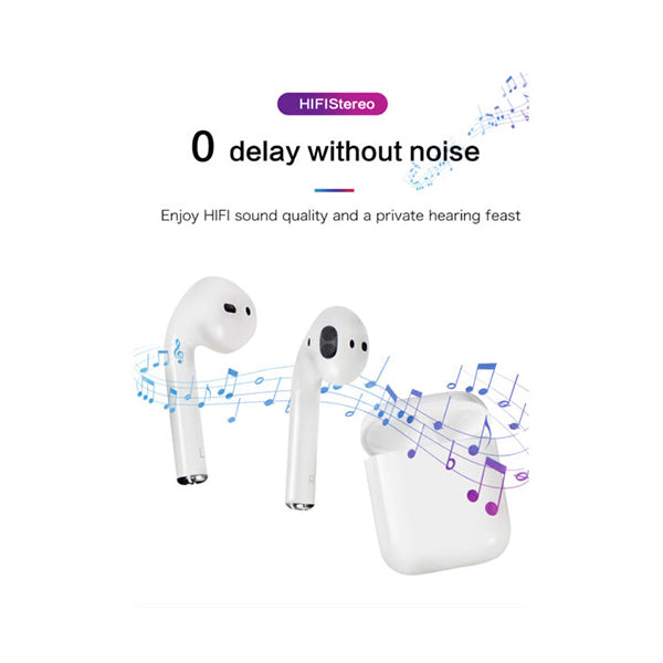 Premium i12 TWS Sensor Touch Bluetooth Earbuds: Wireless Audio Freedom