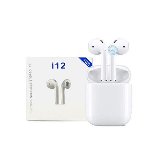 Premium i12 TWS Sensor Touch Bluetooth Earbuds: Wireless Audio Freedom