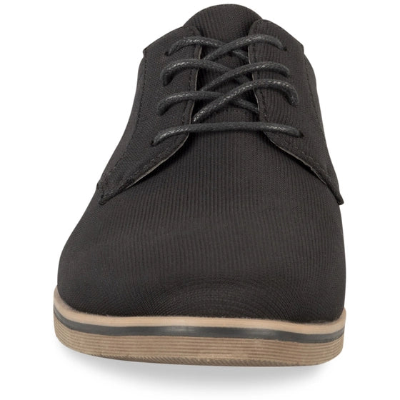 DENIM SIDE Men's Black Classic Slip-On Loafers Comfortable Casual Moccasins