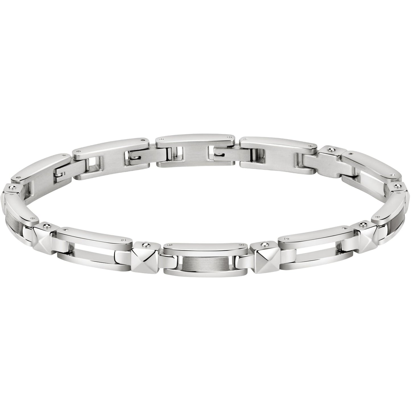 Morellato Men's Cross Stainless Steel Bracelet - Durable & Stylish Everyday Accessory