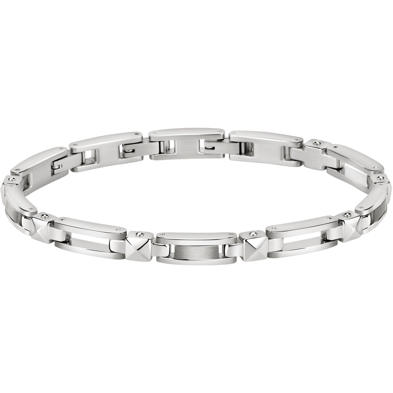 Morellato Men's Cross Stainless Steel Bracelet - Durable & Stylish Everyday Accessory